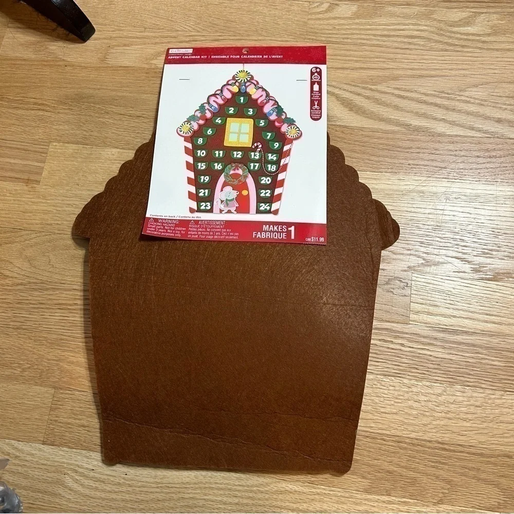 Creatology Advent Calendar Craft Kit NEW Christmas Kids Felt Gingerbread Mouse